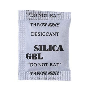 photo d'un petit sachet de silicate gel