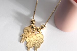 photo collier maman en plaqué or