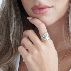 Bague Monogramme Entrelacé