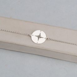 Bracelet Roses des Vents argent