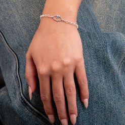 Alternative view of Bracelet Hamsa avec Pierre de Naissance