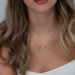 Collier Infini et Ancre Marine avec initiale