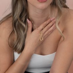 Collier Prénom Infini Vertical