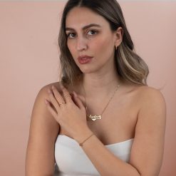 Collier Prénom avec Pierre de Naissance
