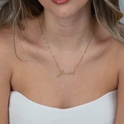 Collier Prénom Style Rétro