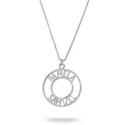 Collier Circulaire Deux Prénoms