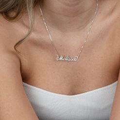 Collier Prénom Carrie Eclatant