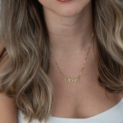 Collier Prénom Style Steampunk