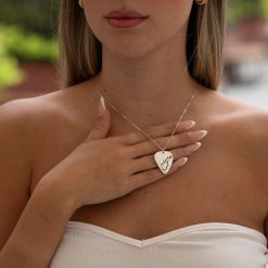 Collier Pendentif Médiator Guitare