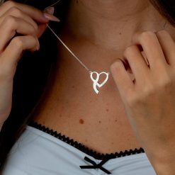 Alternative view of Collier Cœur avec Ruban