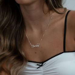 Alternative view of Collier Infini Prénom