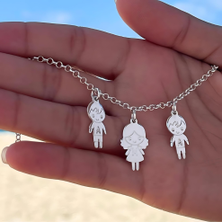Bracelet Maman avec Charms Enfant Fille et Garçon