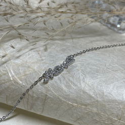 2242 bracelet pendentif mama argent