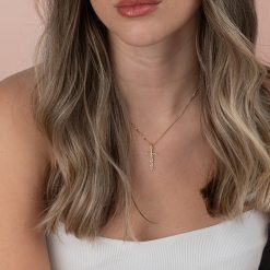 Collier Croix Délicate Personnalisée