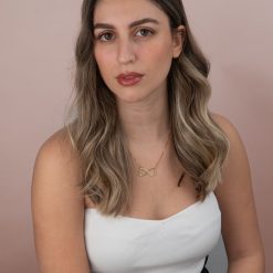 Collier Cœurs Infini Gravé