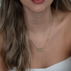 Collier Chiffres Anglais Ancien