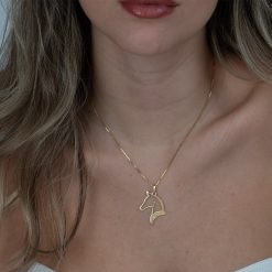 Collier Tête de Cheval Personnalisée