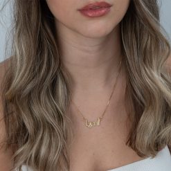 Collier Prénom Arabe Cubique