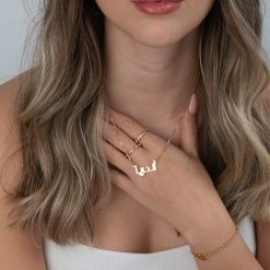 Collier Prénom Arabe Cubique