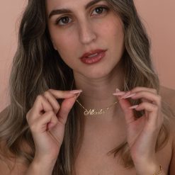 Collier Prénom Or avec Diamant