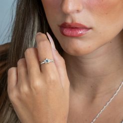 Bague avec Étoile et Initiale