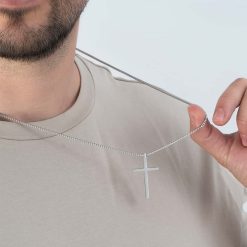 Collier Croix 3D Personnalisé