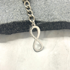 Alternative view of Porte-clés Infini Personnalisé