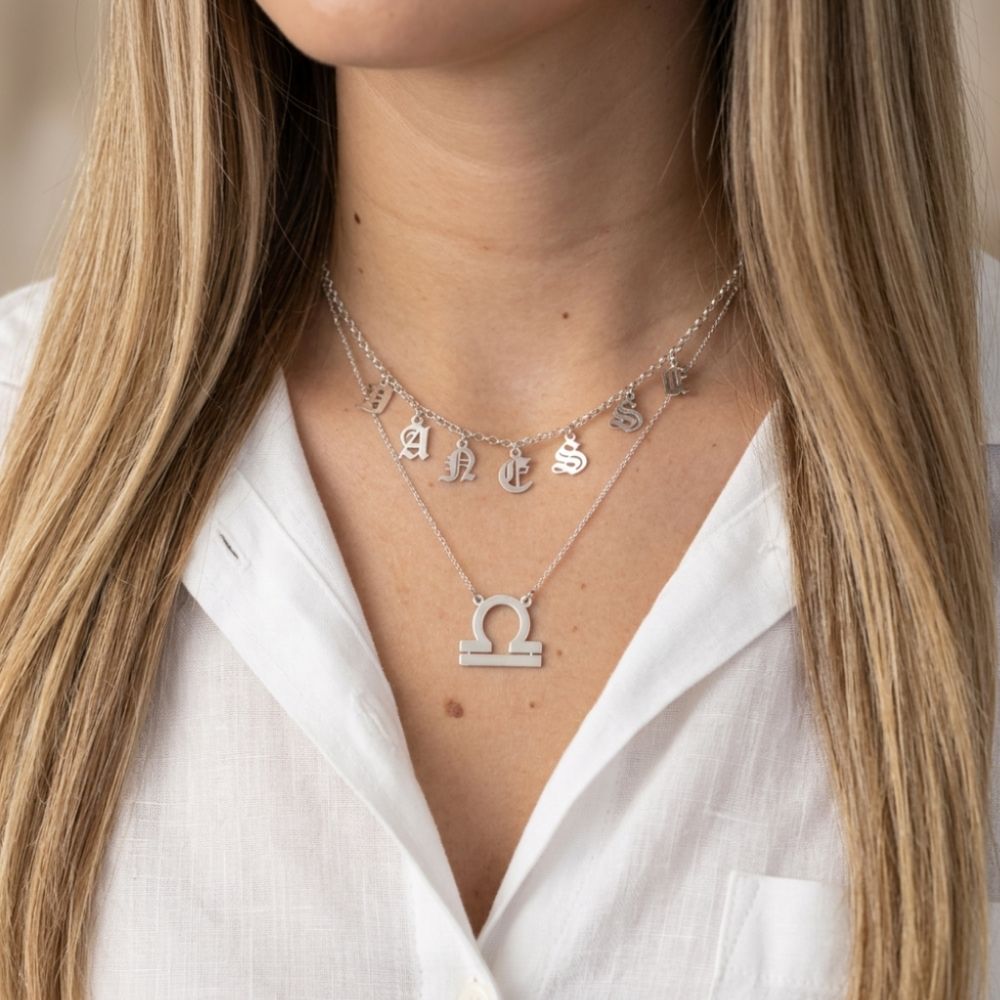 Collier Signe Astrologique Balance Collier Signe Astrologique Balance