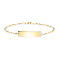 Bracelet Gourmette avec Initiale