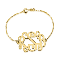 Bracelet Monogramme Ondulé