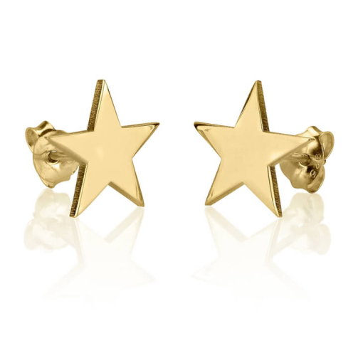 Boucles d'Oreilles Clous Etoile