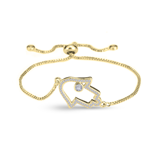 Bracelet Hamsa avec Zirconium