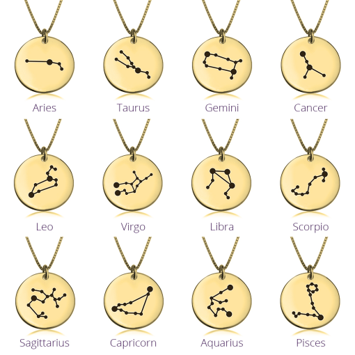 Collier Constellation Signe Astrologique