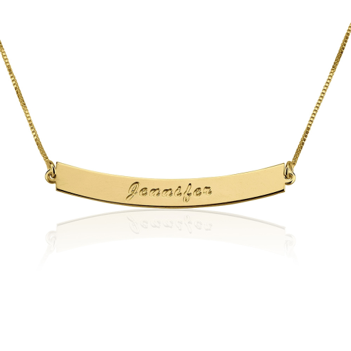Collier Barre Incurvée