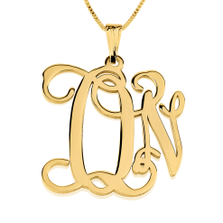 Collier Monogramme Deux Lettres