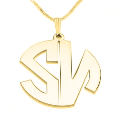 Collier Monogramme Lettres Capitales