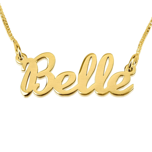 Collier Prénom Écriture Cursive