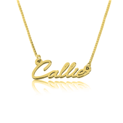 Collier Prénom Miniature Ecriture Cursive