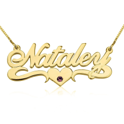 Collier Prénom avec Cristal