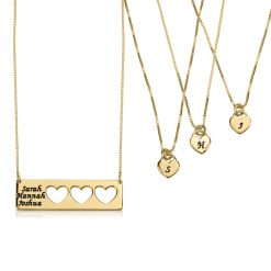 Set de Colliers Prénom Mère Fille