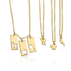 Set de Colliers Animaux Mère Fille