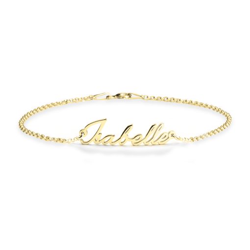 Bracelet Chaîne avec Prénom Fin