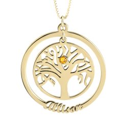 Collier Arbre de Vie et Prénoms