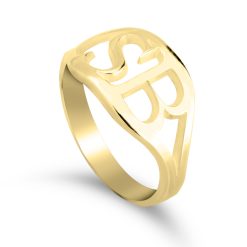 Bague avec Initiale Capitale