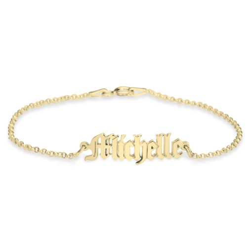 Bracelet Prénom Anglais Ancien