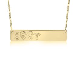 Collier Barre Famille