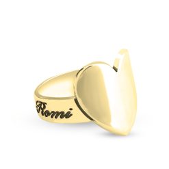 Bague Cœur Personnalisable
