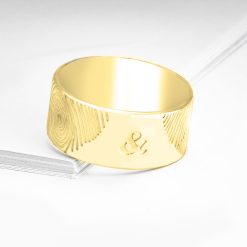 Bague Deux Empreintes Digitales