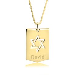 Collier Etoile de David Personnalisé