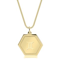 Collier Horoscope Hexagonal